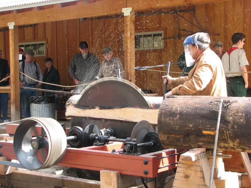 Operating Historic Sawmill